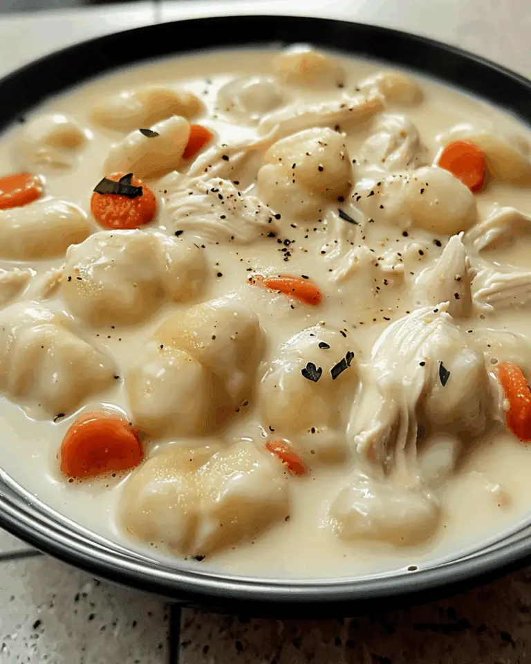 Chicken and Gnocchi Soup