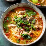 Chinese Spicy Chicken Noodle Soup
