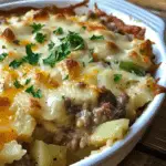 Crockpot Cheesesteak Potato Casserole: Creamy, Cheesy & Hearty