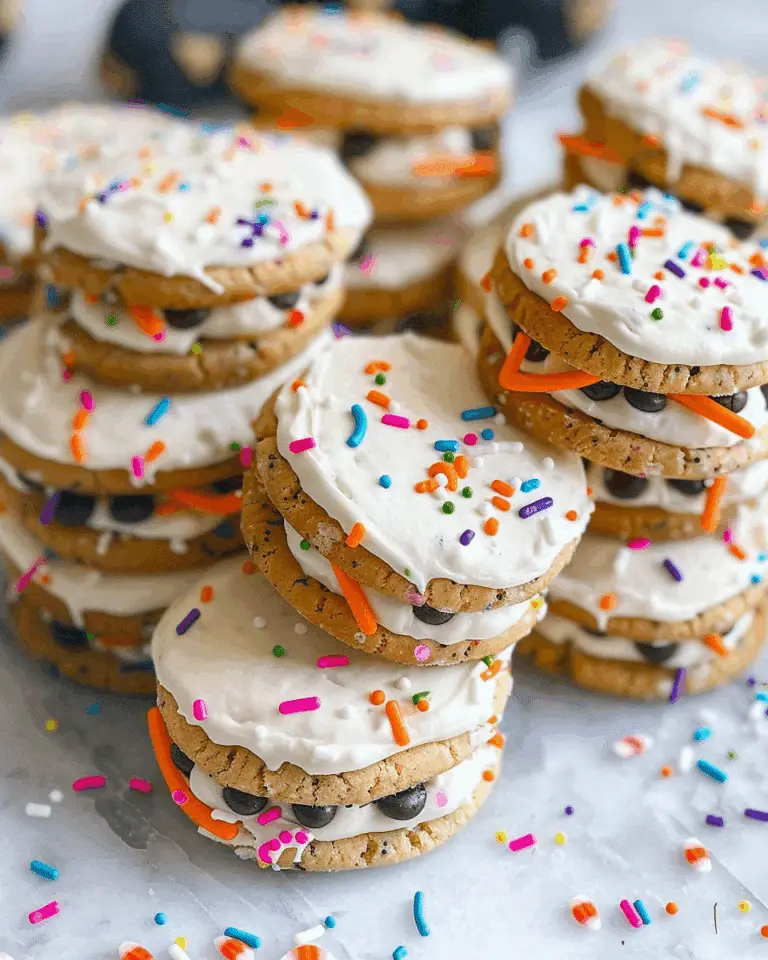 Sprinkle Cookie Sandwiches