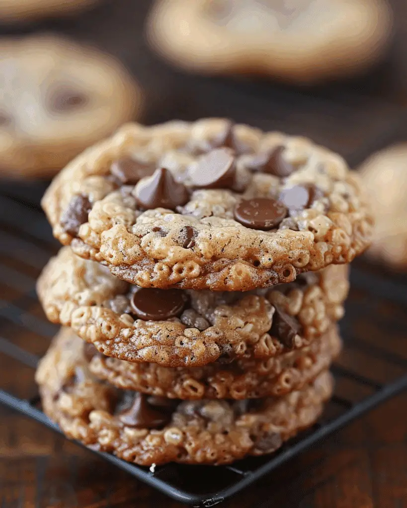 Rice Krispie Chocolate Chip Cookies