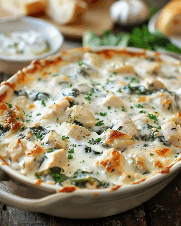 Creamy Chicken and Spinach Casserole