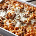 Cheesy Beef and Macaroni Casserole