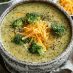 Keto Creamy Broccoli Cheddar Soup