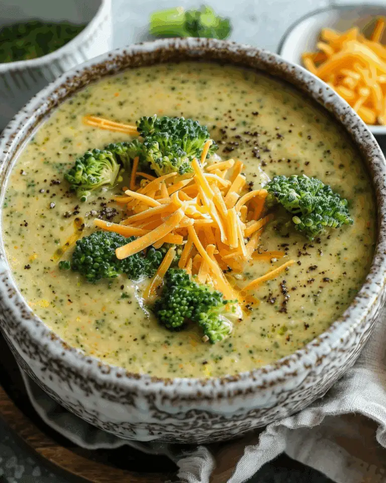 Keto Creamy Broccoli Cheddar Soup