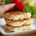 2-Ingredient Cottage Cheese Pancakes – Quick, High-Protein & Low-Carb