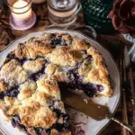 Keto Blueberry Cream Cheese Cobbler