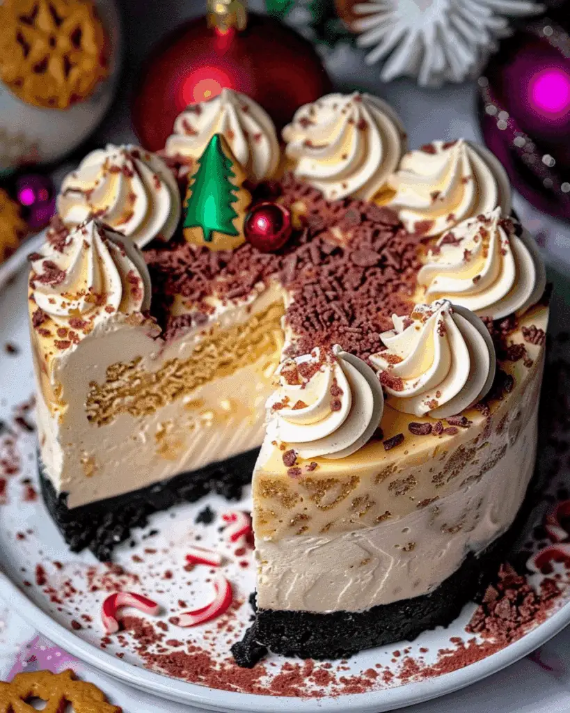 Christmas Sugar Cookie Cheesecake Bars (No-Bake)