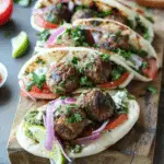 Lamb Meatball Gyros