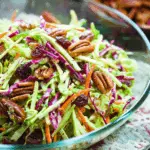Broccoli Slaw with Craisins and Pecans