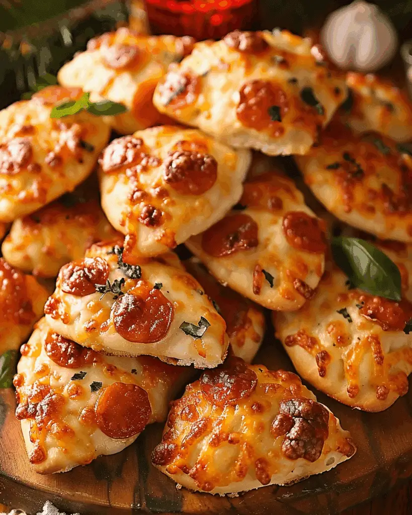 Christmas Pizza Bites