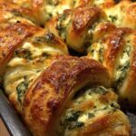 Spinach and Feta Puff Pastry Twists