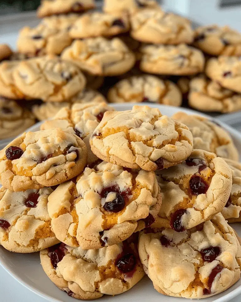 Cranberry Orange Soft Pillow Cookies
