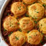 Sloppy Joe Biscuit Casserole