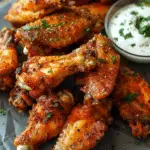 Crispy Air Fryer Ranch Wings