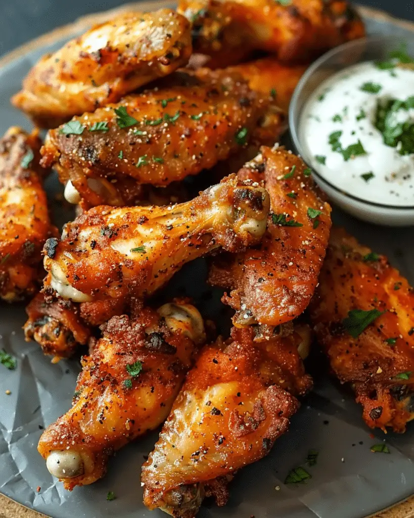 Crispy Air Fryer Ranch Wings