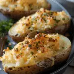 Ruth’s Chris Cheesy Twice-Baked Potatoes – Extra Creamy, Extra Melty
