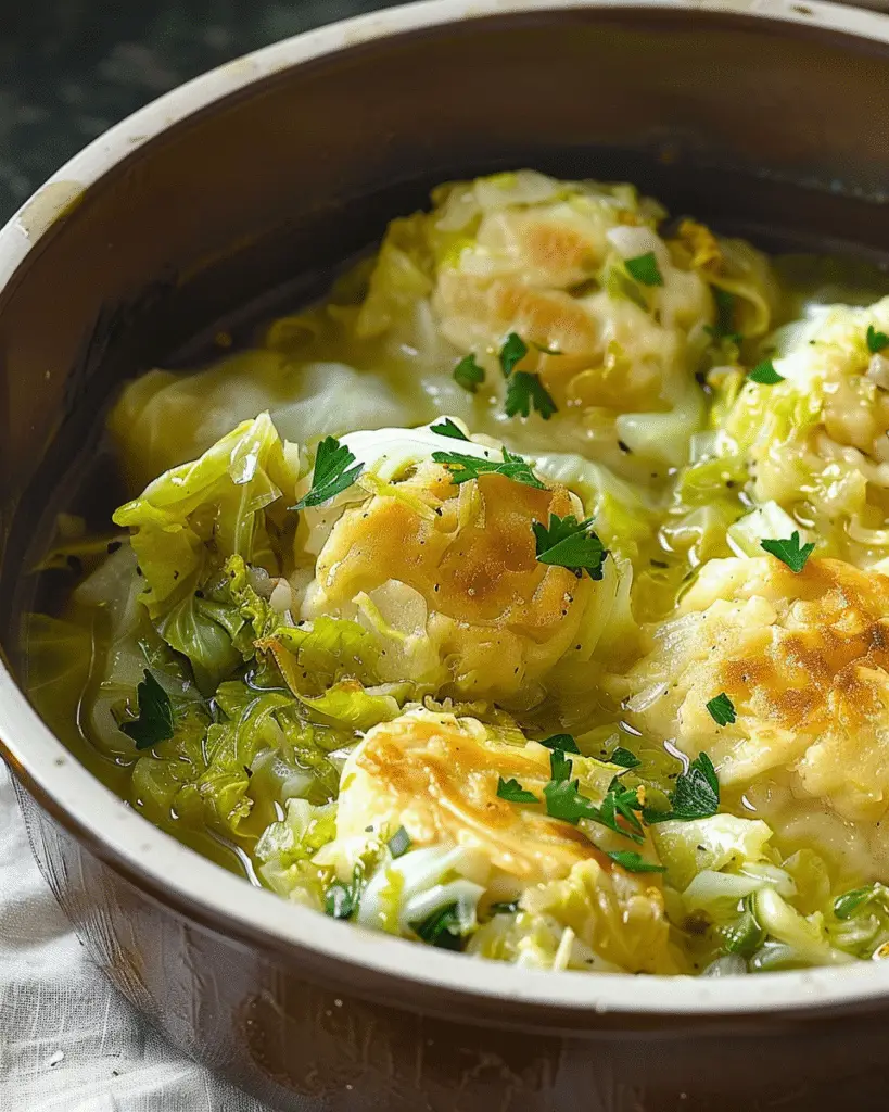 Volga German Cabbage and Dumplings (Kraut und Kleis)
