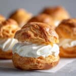 Cream Puffs with Chantilly Cream