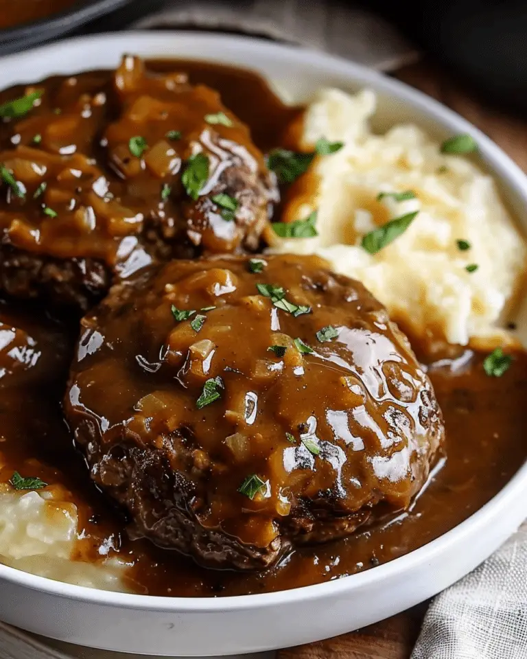 Slow Cooker Salisbury Steak