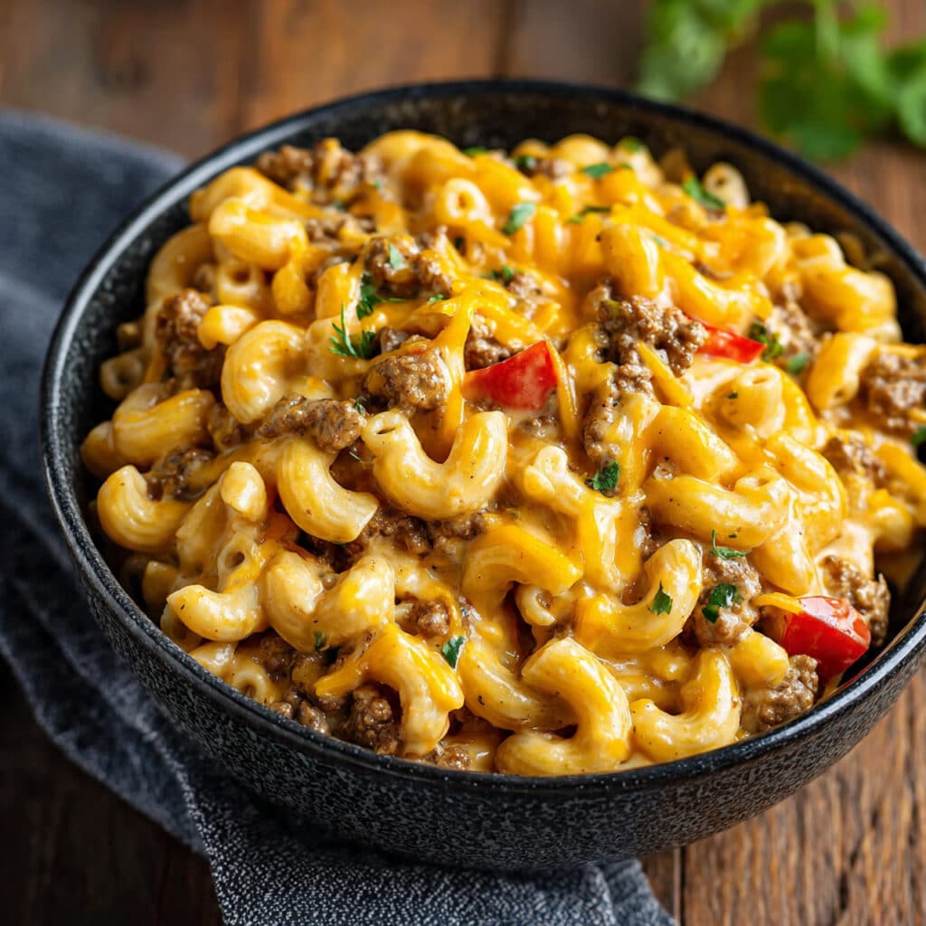Cheesy Taco Cream Cheese Pasta