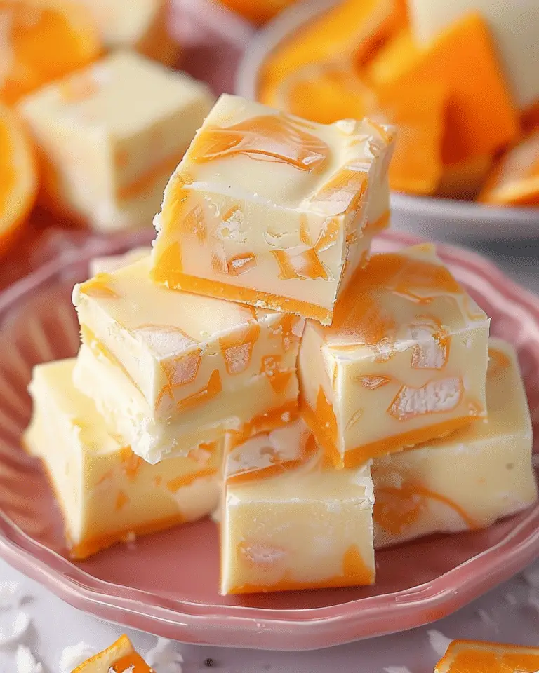 Creamy Orange Creamsicle Fudge