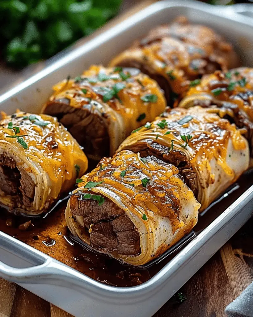 Garlic Butter Beef Rollups