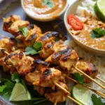 Chicken Satay with Easy Thai Peanut Sauce