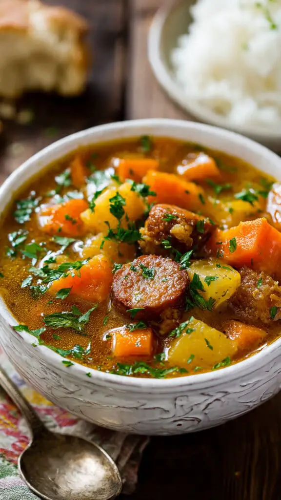 Harvest Stew with Smoked Sausage