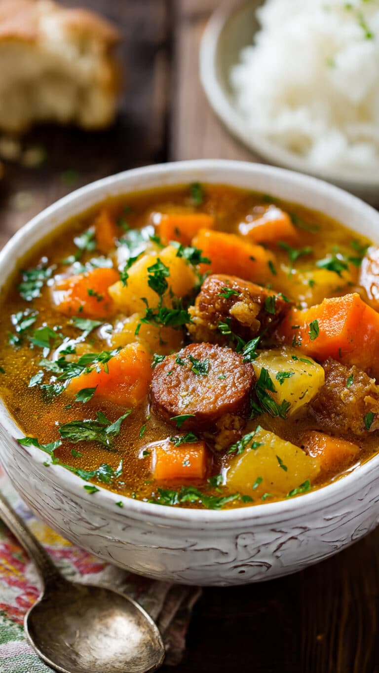 Harvest Stew with Smoked Sausage