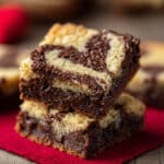 Valentine Brookies (Brownie + Sugar Cookie Swirls)