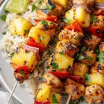Pineapple Chicken Kabobs (Oven or Air Fryer)