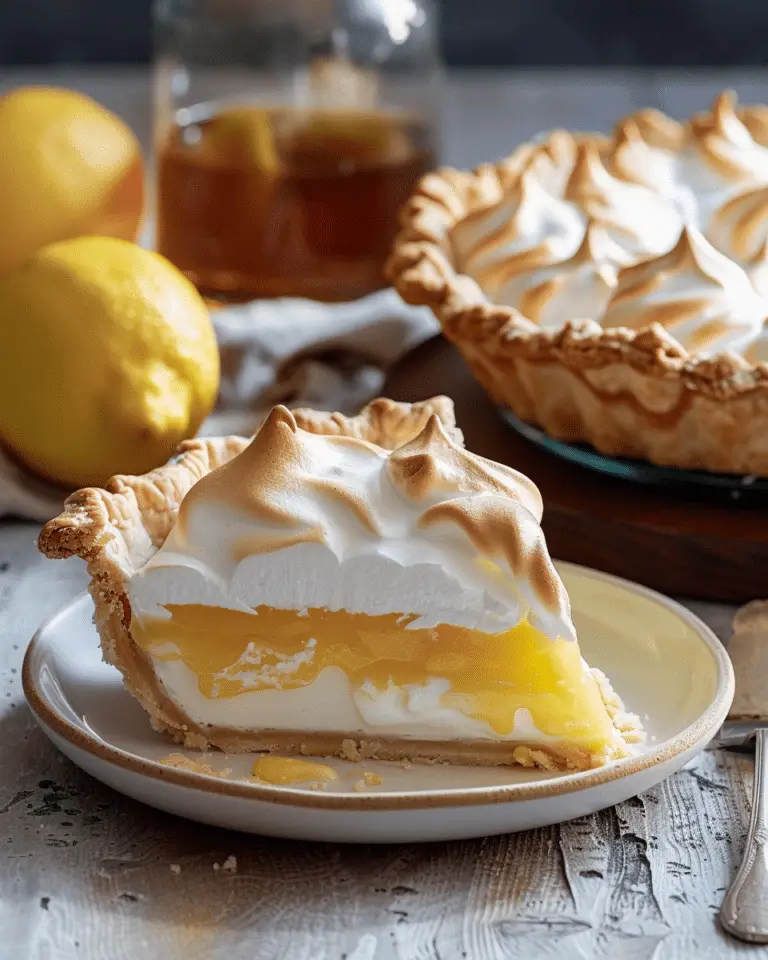 Zesty Delight: The Science and Art of Lemon Meringue Pie