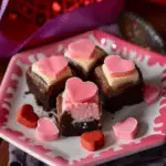 Valentine's Mini Cheesecake Squares