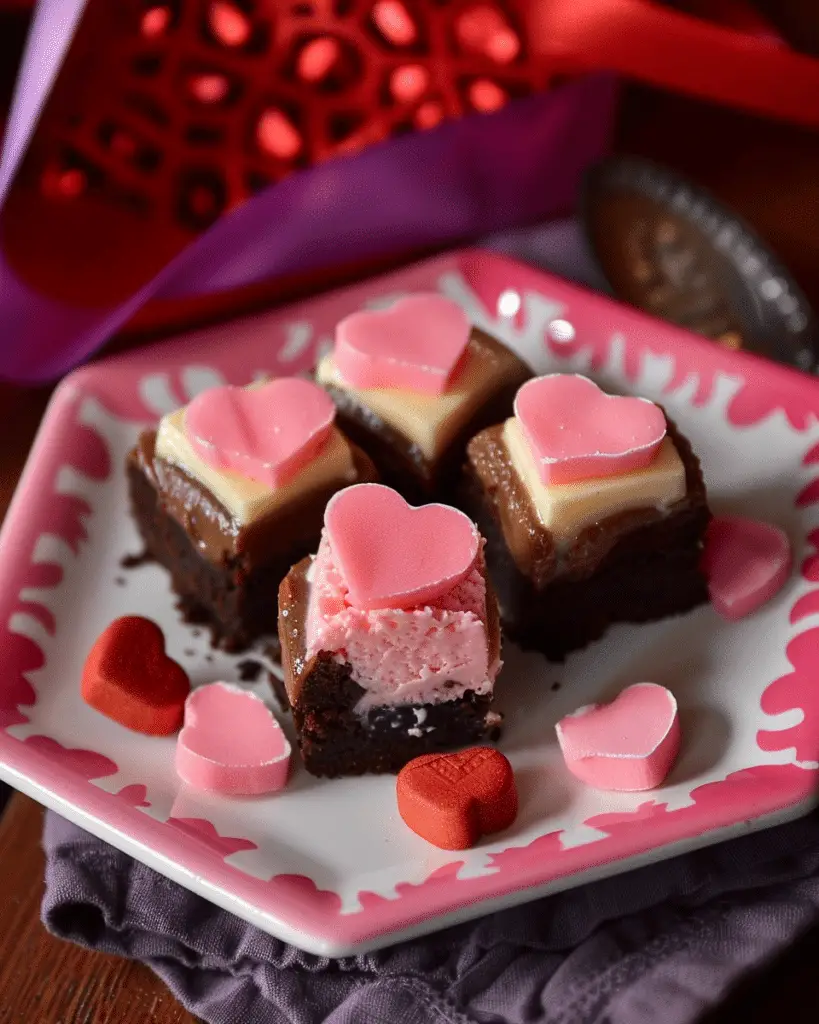 Valentine’s Mini Cheesecake Squares