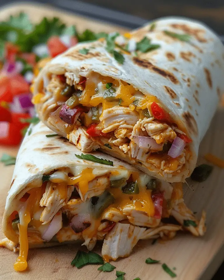 Chicken Bell Pepper Ranch Burritos