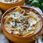 Creamy Alfredo Lasagna Soup