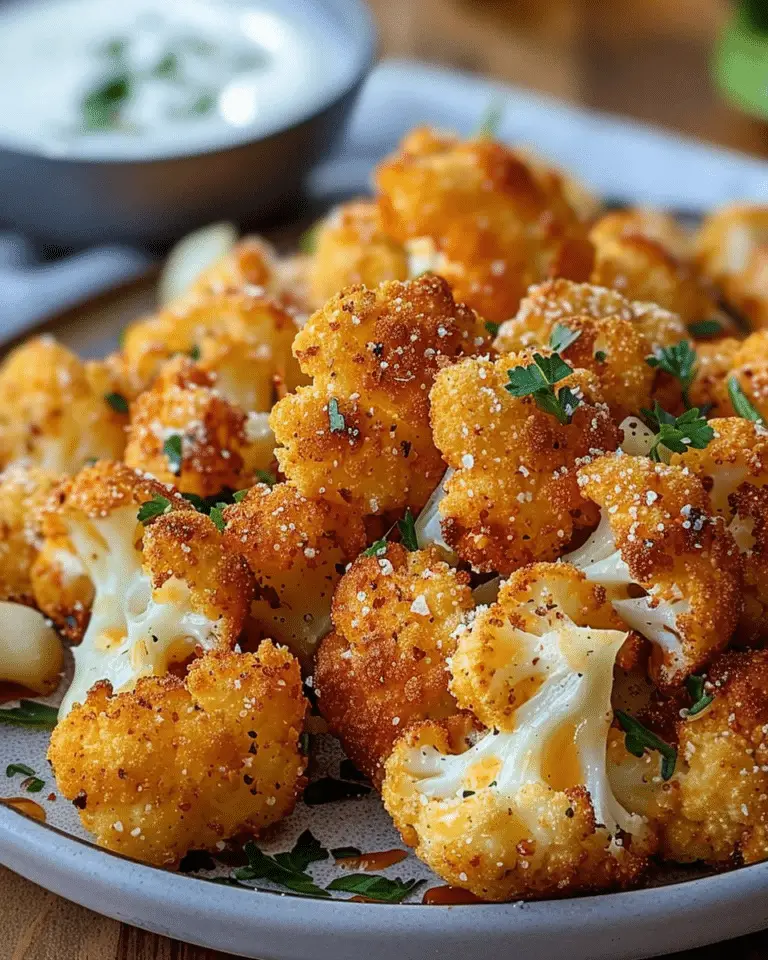 Keto Air-Fried Crispy Cauliflower