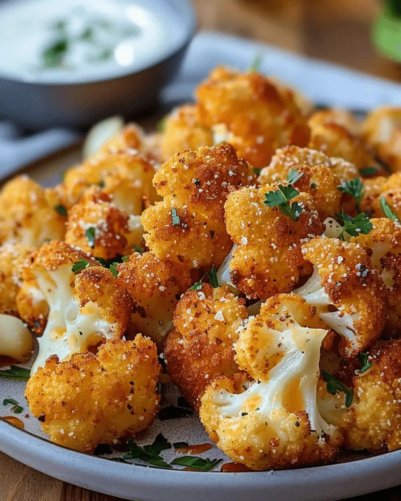 Keto Air-Fried Crispy Cauliflower