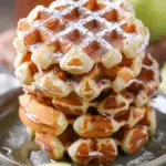 Mini Apple Fritter Waffle Donuts