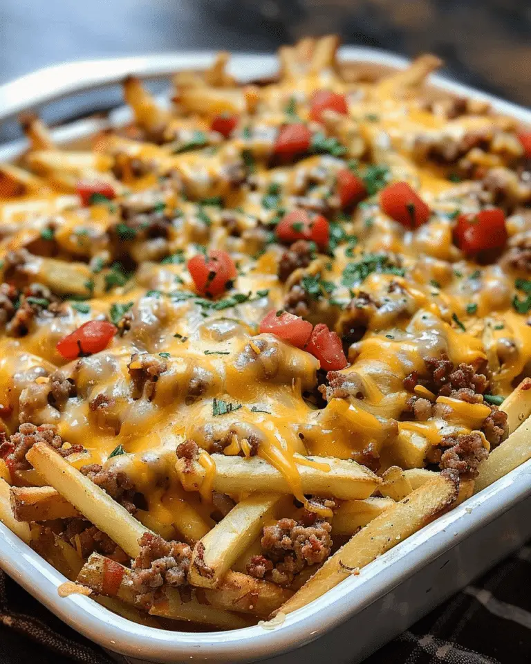 Cheeseburger French Fry Casserole