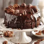 Decadent Chocolate Pecan Cake