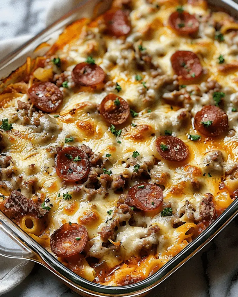 Meat Lovers Casserole Bake