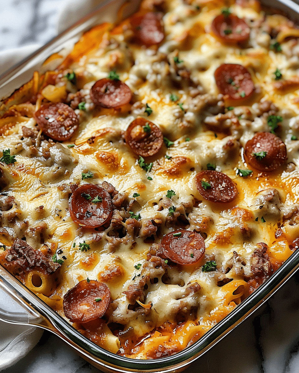 Meat Lovers Casserole Bake