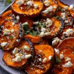 Roasted Sweet Potato Rounds with Honey & Feta