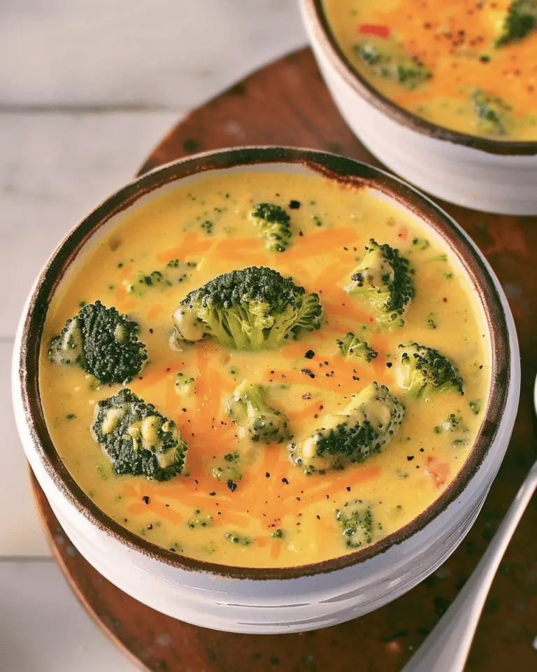 Cheddar Broccoli Soup Recipe