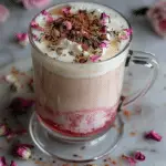 Chamomile Rose Tea Latte