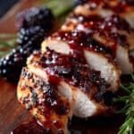 Meltdown Chicken with Blackberry Heat Sauce