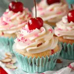 Cherry Almond Cupcakes