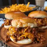 Beef And Cheddar Sloppy Joes